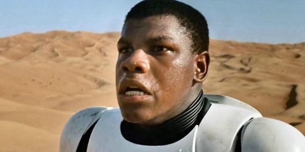 Meet Finn, he's one of the new heroes in Star Wars: The Force Awakens. He starts off as a Stormtrooper.