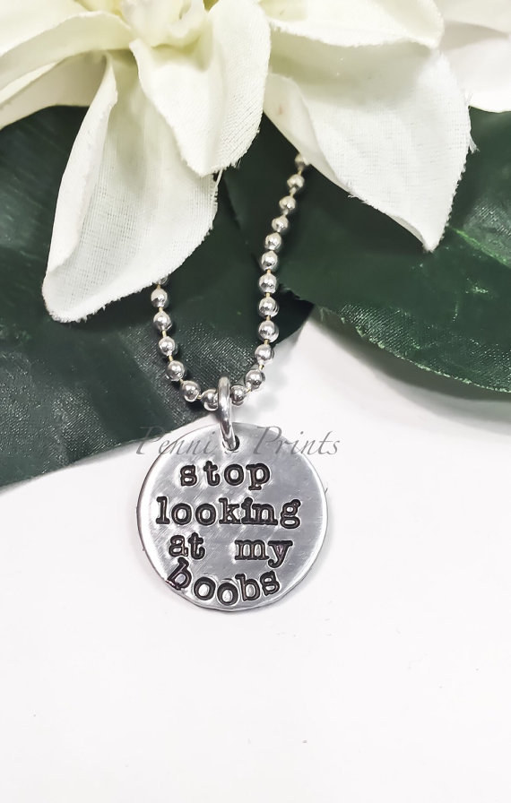 This necklace that instructs people to mind their manners: