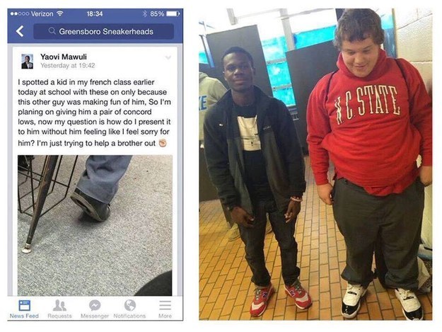 When this kid helped his classmate get fresh: