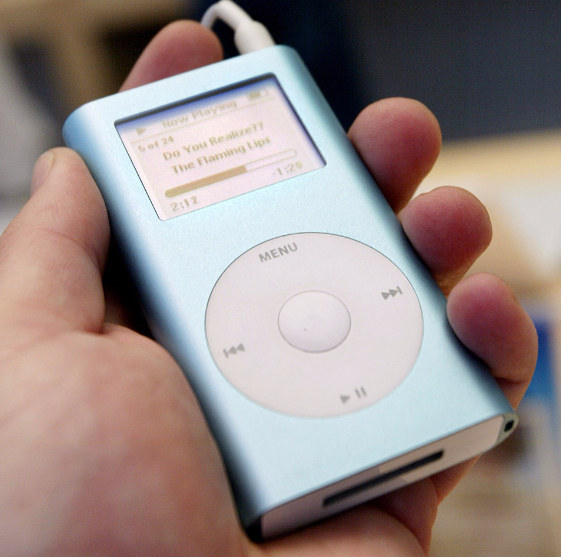 A colorful iPod Mini...