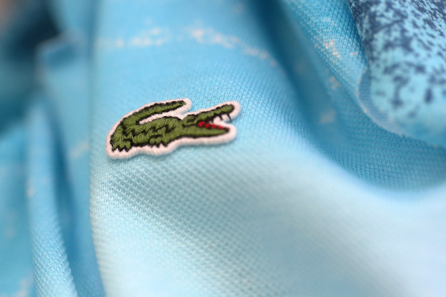 Polos, preferably from Lacoste.