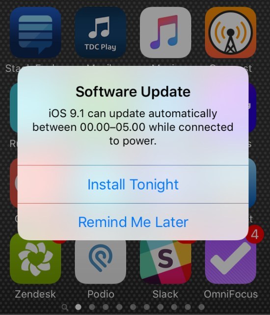 If you have to get up in the AM, don't auto-update your phone overnight.