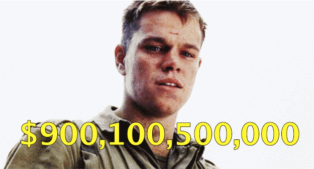 A Guy Calculated How Much Money Has Been Spent Saving Matt Damon