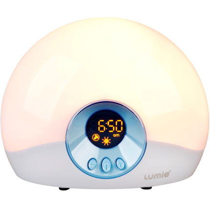 And, for when you absolutely have to stop sleeping, a sunrise-simulator alarm clock:
