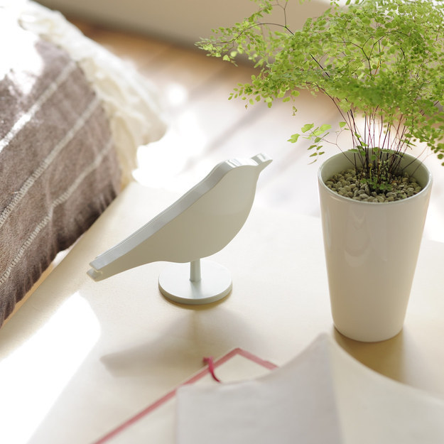 An alarm clock to wake you with the sound of chirping.