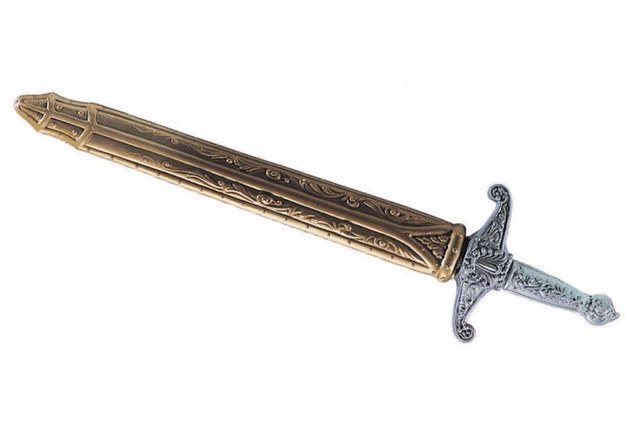 A plastic sword