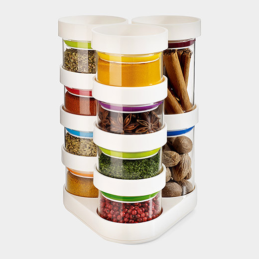 This spice storage set that will satisfy your need for uniformity: