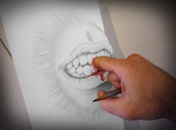 6a9ba6f05692fc8b61a5ac2491a6ddf4 Check out Alessandro Diddis amazing 3D pencil drawings (18 Photos)