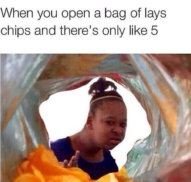 Chip bags are 75% air: