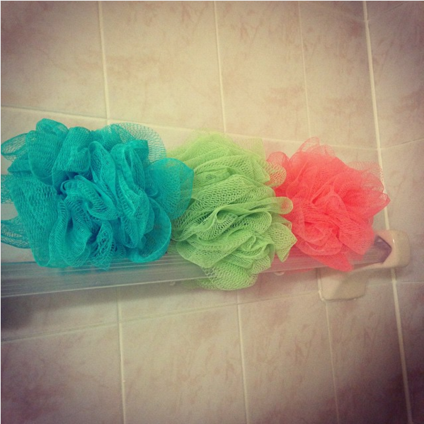 Using loofahs for more than three months.