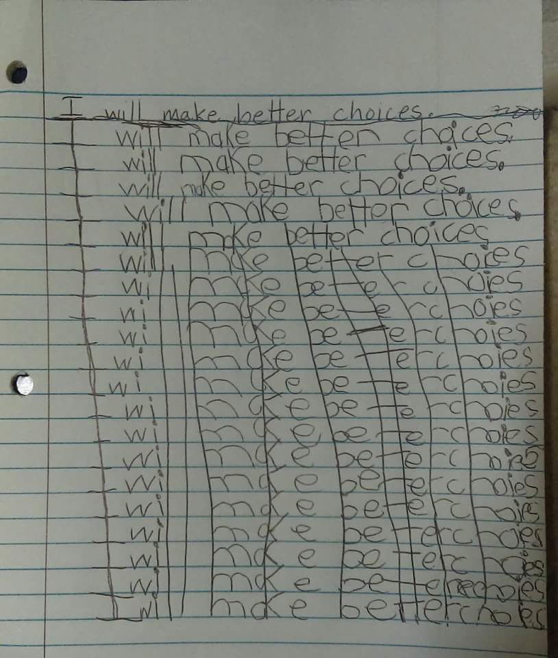 This Little Girl Thought Of A Genius Way To Outsmart Her Punishment image