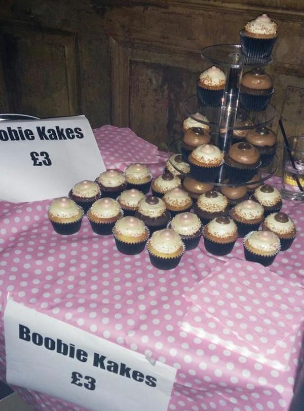 It was a themed bash with all of the proceeds (nipple cake sales included) going towards her fund raising.
