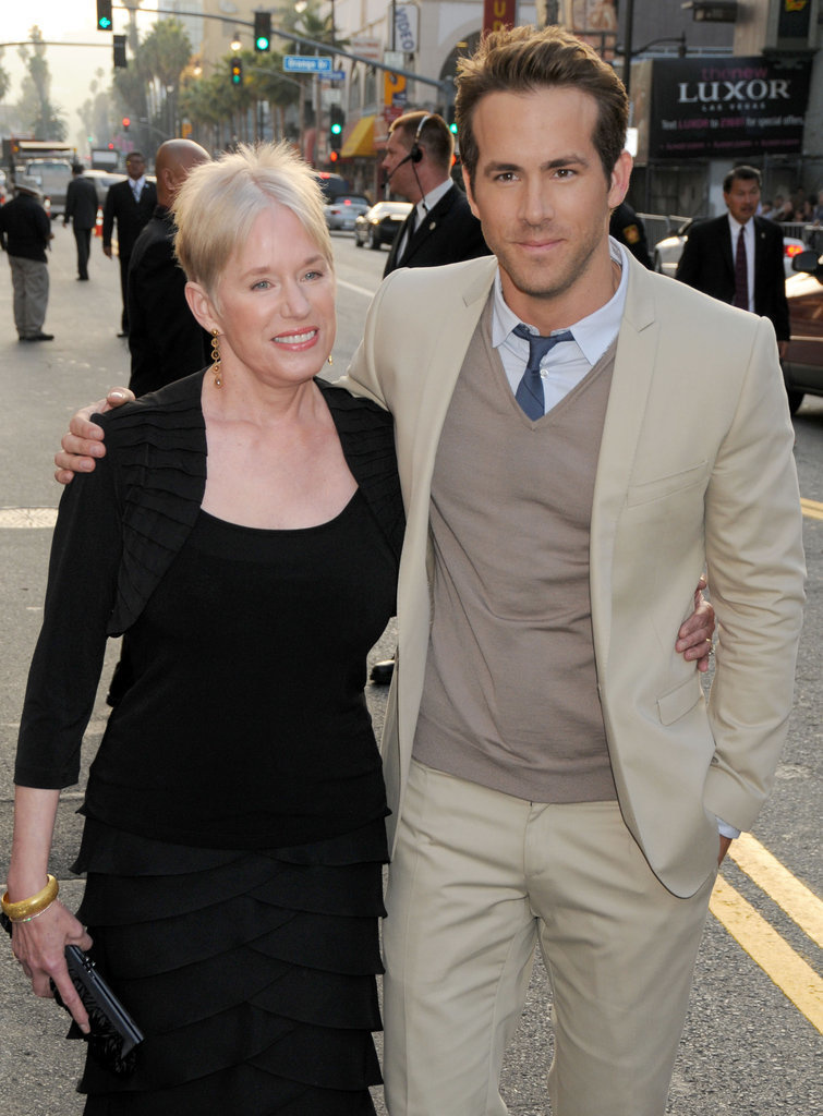 Ryan Reynolds and his adorable mother Tammy.