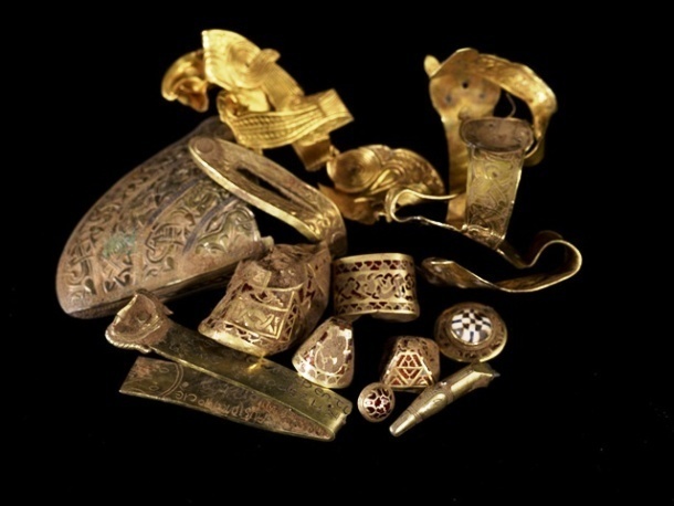 An Austrian man was attempting to expand his pool when he found treasure estimated to be about 650 years old. It included 200 rings, brooches, belt buckles, and other fossilized items.