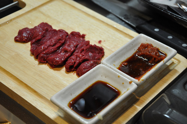 Bit over regular sushi? Try basashi – horse sashimi.