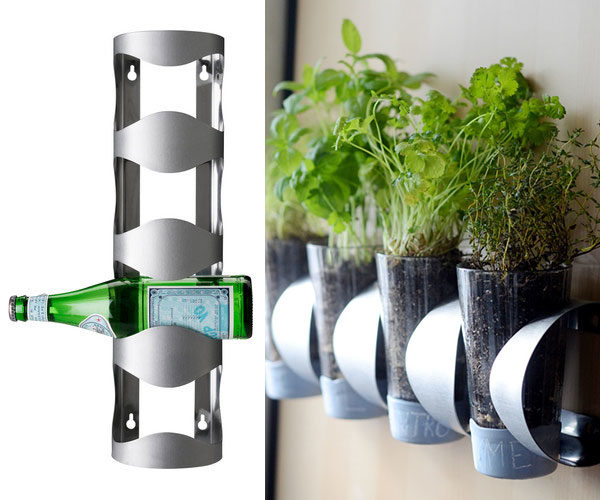 If you want to start an <a href="http://www.curbly.com/users/faith-towers/posts/15005-how-to-indoor-herb-garden-ikea-hack" target="_blank">indoor herb garden</a>, make it happen with a <a href="http://www.ikea.com/us/en/catalog/products/30055760/" target="_blank">wine rack</a>.