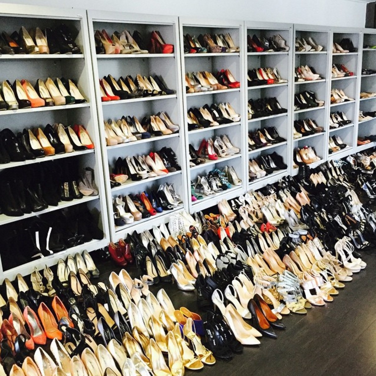 Rachel Zoe loves her shoes, and her closet is a shoe-lover's ultimate fantasy.