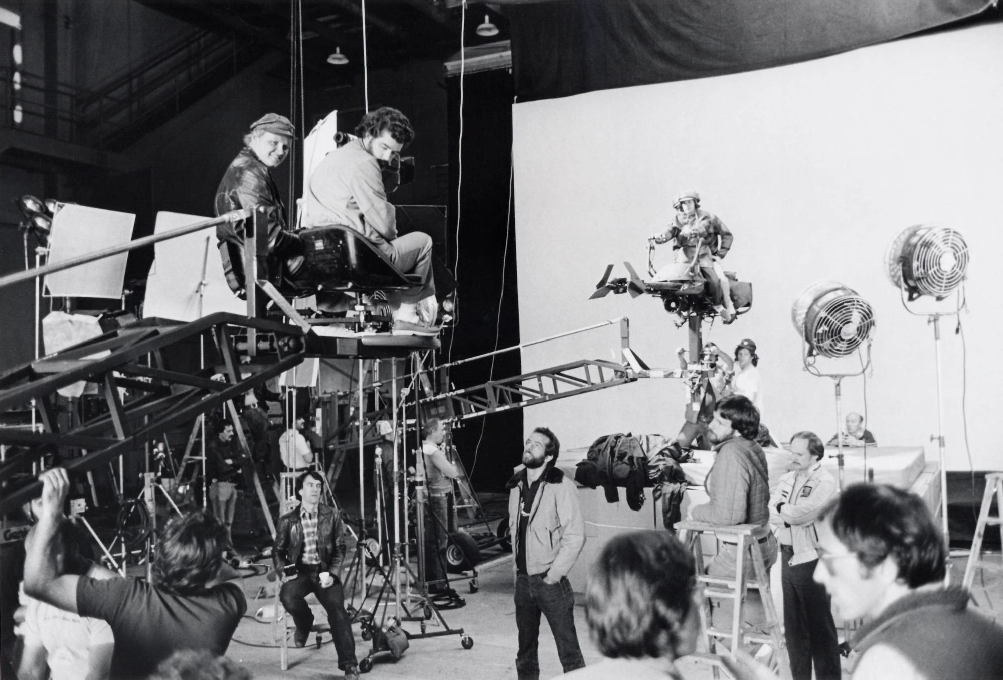 Setting-up the chase scene in Return of the Jedi.