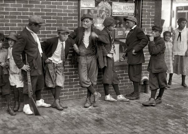Street gang from 1916