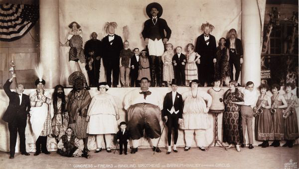 1924 Ringling Brothers and Barnum & Bailey “Circus of Freaks”