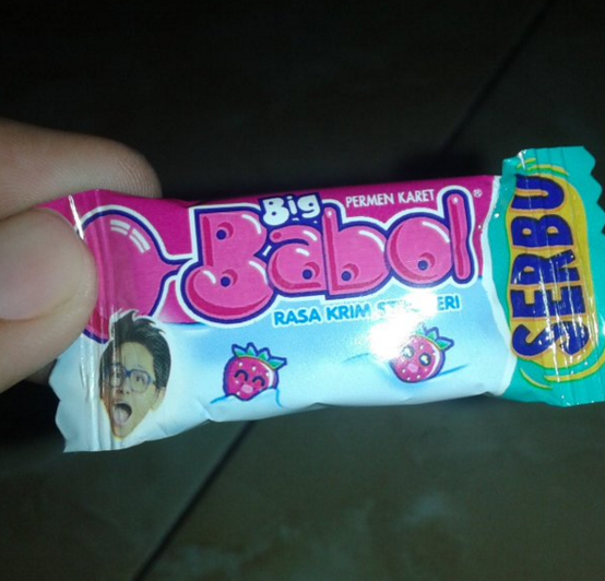Indonesia — 67 pieces of gum