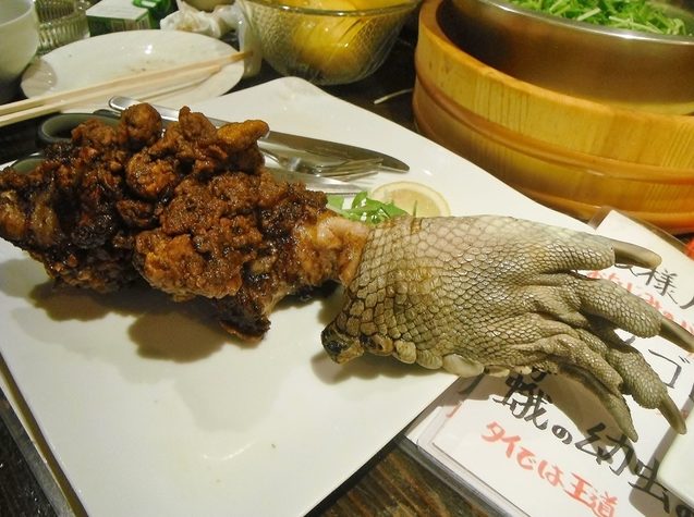 They even serve up crocodile meat, which is definitely a rare delicacy.
