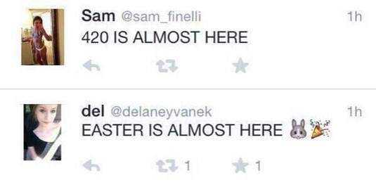 There are two types of people in April.