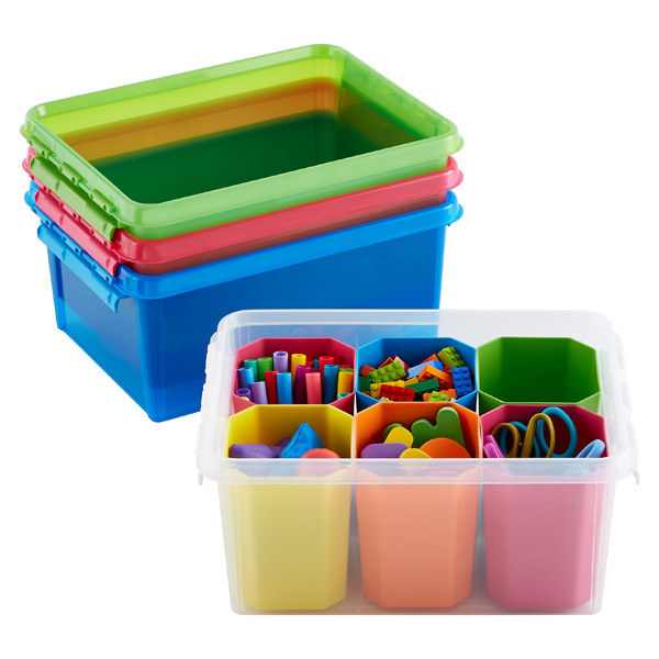 These color-coded storage containers ($11.99).