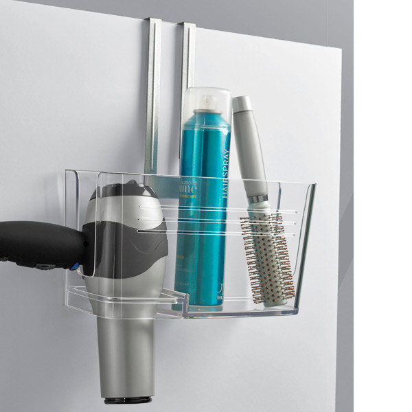 This over-the-door caddy to store your hair products ($19.99).