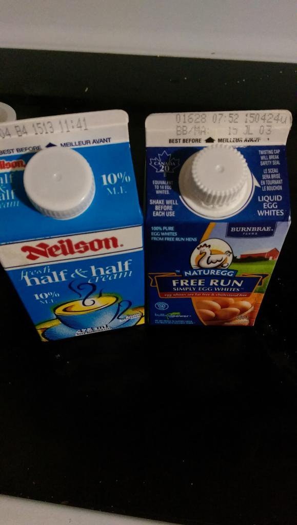 This person who's about to put egg whites in their coffee.