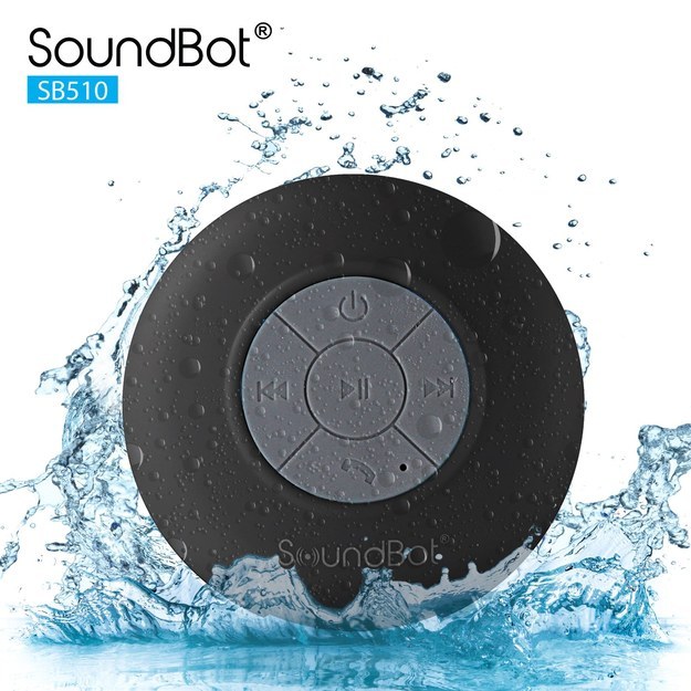 This waterproof bluetooth speaker to help you sing in the shower.