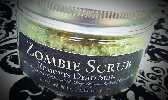 This zombie scrub that removes dead skin.