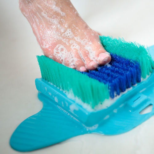 This foot scrubber sandal for a mini-massage every time you shower.