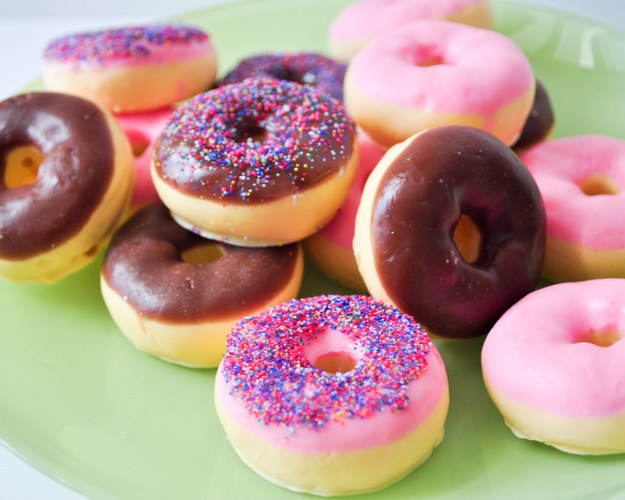 These delicious-looking doughnut soaps.