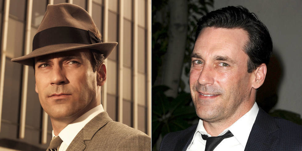 John Hamm is a little less smooth than his Don Draper alter ego. 