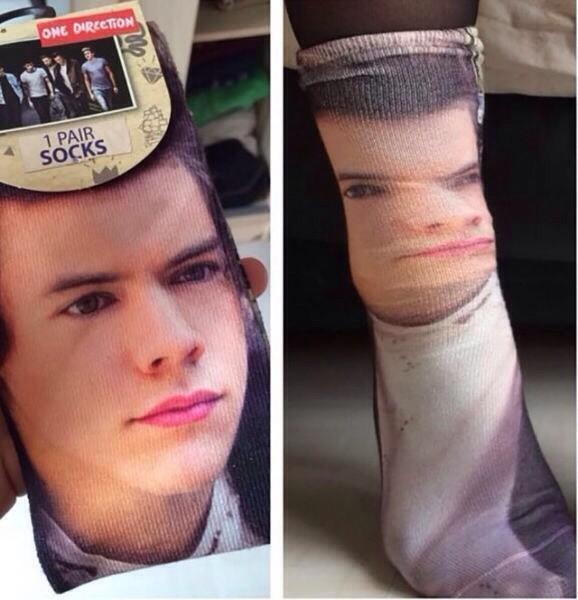 Harry Styles socks. Get 'em while you can.