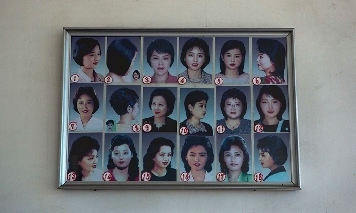 North Koreans may only choose from 28 government-approved haircuts.