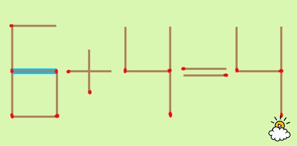 Matchstick math problem puzzle