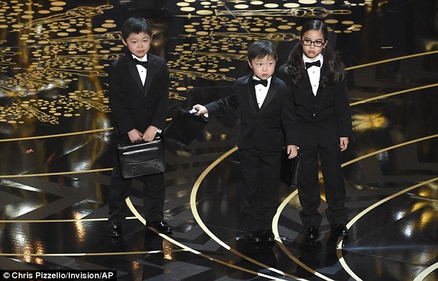 'If anybody's upset about that joke, just tweet about it on your phone, which was also made by these kids,' Rock said about the Asian gag