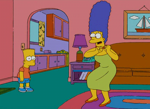 dancing the simpsons mom marge simpson mother