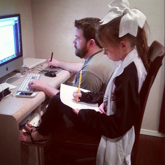 This Photo Of A Dad And His Daughter Went Mega Viral Last Night image