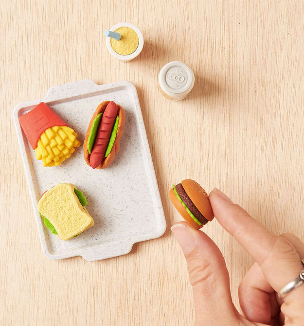 Erasers that *almost* look good enough to eat.