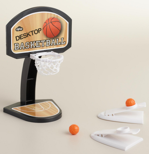 A basketball hoop Stuart Little could dunk into.