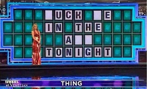 If you didn't solve this puzzle as "Luck be in the air tonight"...
