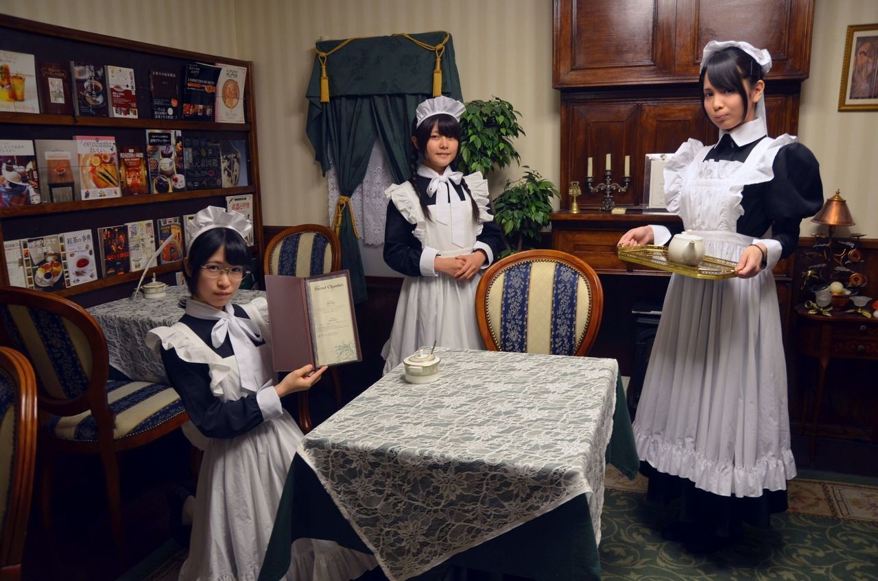 There are dozens of maid cafes in Tokyo to choose from, but Wonder Parlour in Toshima features European classic decor, classical music, and of course, attentive service.
