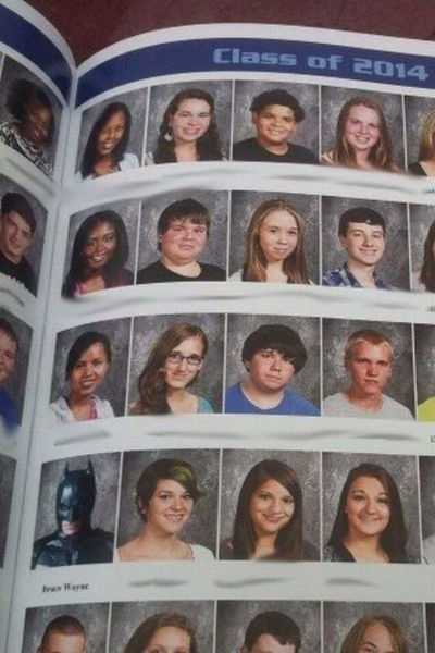 Batman went back to high school to upgrade. 