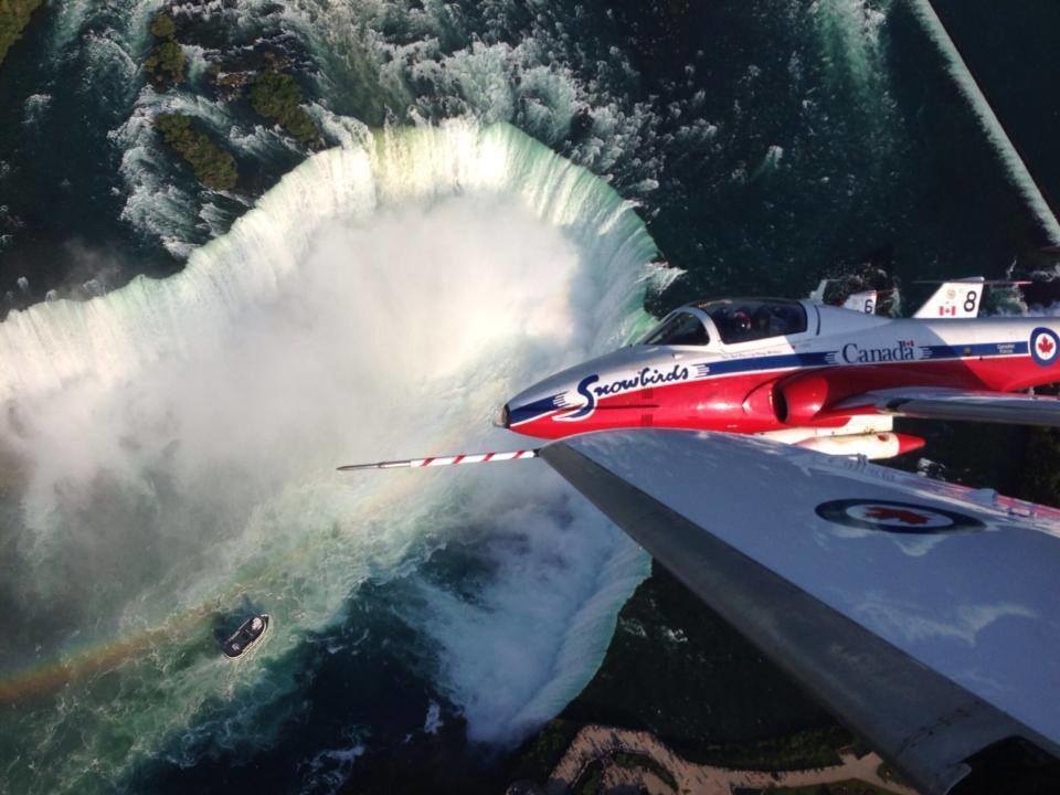 Chris Hadfield posted this view of Niagara Falls.