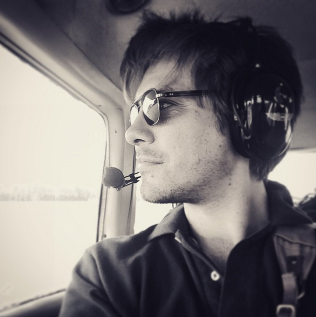 Oh, and he has an Instagram where he sometimes posts sexy pics of him being a pilot, or whatever. It's hot.