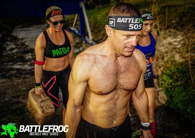 An event called BattleFrog’s 24-hour Xtreme race is an obstacle course designed by a Navy SEAL. It consists of a 5-mile run with 25 obstacles, and a swimming portion that is around 30 miles long.