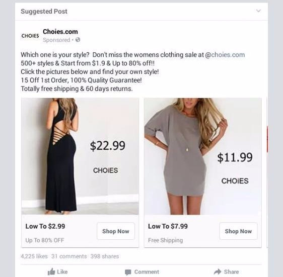 Convincing web design, $11.99 dresses, and promises of free shipping and 60-day returns are tempting for many.